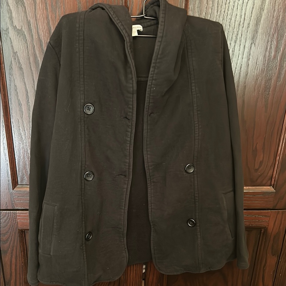 Good condition size 4 jacket with a hood